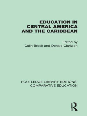 cover image of Education in Central America and the Caribbean